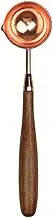 Wax Seal Spoon - Non-Stick Sealing Stamp Melting Spoon with Wooden Handle - Non-Stick Seal Spoon, Wax Seal Warmer Vintage Wax Seal for Wedding Invitations, Envelope Helves