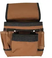 Daseeme Tool Belt with Suspenders Heavy Duty Tool Vest with Detachable & Adjustable Tool Pouch Bags and Waist Support Ideal Tool Organizer for Carpenters Electricians and Gardening