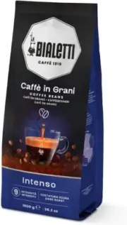 Bialetti Intenso Whole Coffee Beans 1kg 1000g Intense Dark Roast Moka Grani Bulk