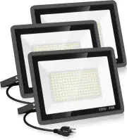 3 Pack 100W Led Flood Lights Outdoor,Super Bright 11600LM Security Lights with P