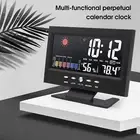 8082t Alarm Clock Safe Energy Saving Clear Screen Digital Clock Rectangle