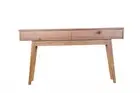 GRANVILLE SOLID TASMANIAN OAK TIMBER HALL TABLE CONSOLE TABLE CLEAR LACQUER