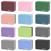 METEOR Non-Slip Yoga Blocks, High-Density Yoga Foam Blocks, One Pair