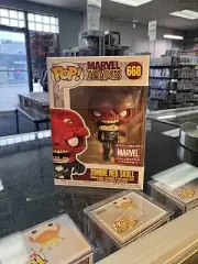 Funko Pop! Zombie Red Skull #668 Exclusive Ships With Protector