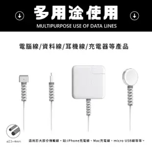 【蕉蕉購物】螺旋充電線保護套(咬線器 手機線 集線器 3C 防斷 數據線 電源線 傳輸線 線材收納)