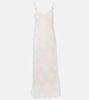 [Blumarine] Blumarine Rebrode embellished lace maxi dress AU 6 white