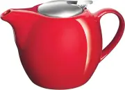 Camelia Ceramic Teapot, 750Ml, Fire Engine Red