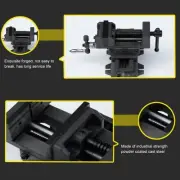 Cross Slide Machine Vise 3in Cast Steel Bench Vise For Milling Drilling.