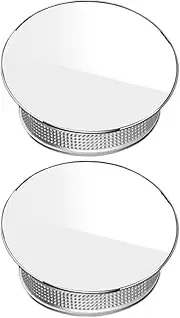 Fish Eye Mirrors for Car, Automobile Wide Angle Side Mirror, 360 Degree Adjustable Suction Cup Auxiliary Exterior Automotive Accessories for Safe Driving Truck Reversing Family Use