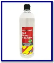 Maxisafe Hand Sanitising Gel - 750ml (Alcohol Based - 70%)