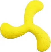 TMMOUNAU Outdoor Floating Dog Toys - eva Rubber Plastic Anti-Bite Touring Toys - Training Dog Concentration Toys(Yellow)