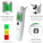 DigHealth Baby Thermometer, Forehead and Ear Thermometer with Fever Alarm and Me