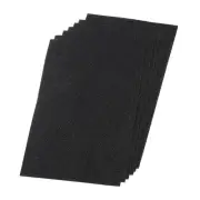 Glitter EVA Foam Sheets Soft Paper Non-Adhesive 11.8 x 7.8 Inch Black 5 Pcs