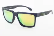 Bolle FRANK Matt Black / Brown Emerald Sunglasses 12554 57mm
