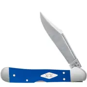 CASE XX KNIVES MINI COPPERLOCK - BLUE G-10 101749L SS (16754) POCKET KNIFE