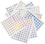 LALAFINA 3200Pcs Qc Passed Stickers Qc Passed Tamper Proof Stickers High Security Hologram Labels with Unique Serial Numbering for Inventory Quality Control Checked Tested