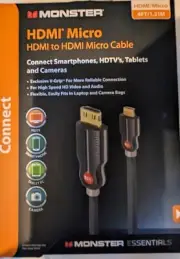 MONSTER High Speed HDMI Cable with Ethernet - 4 Feet 1.21m