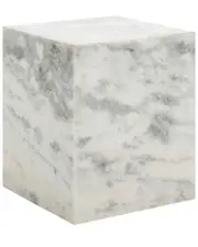 Safavieh Couture Katharina Marble Plinth Accent Table