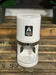 AUTO PRESS AUTOMATIC BRAND NEW WHITE ESPRESSO COFFEE TAMPING MACHINE COMMERCIAL