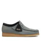 NEW MENS CLARKS ORIGINALS WALLABEE LOW TOP LIMITED EDITION SAGE BLUE NUBUCK SHOE