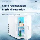 Small Electric Cooler Compact Mini Refrigerator Desktop Fridge Energy-saving