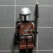 NEW LEGO Mandalorian Din Djardin Minifigure ONLY 75312 75315 75299 Sets sw1135