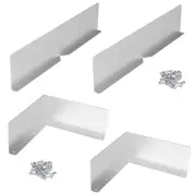 2/4Pcs Gutter Valley Splash Guards Rain Gutter Valley Roofing Gutter Guards Roof