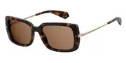 Polaroid PLD 4075/S 086/SP Women’s Sunglasses Tortoiseshell Size 56