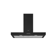 Smeg Universale 90cm Wall Mount T-Shape Canopy Rangehood - Matte Black
