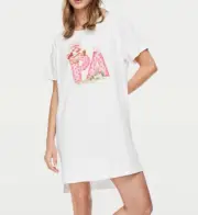 NEW PETER ALEXANDER STRAWBERRY SHORTCAKE SLEEP TEE NIGHTIE 3+ RRP$99.95