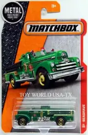 2016 Matchbox #70 MBX Heroic Rescue Seagrave Fire Engine Green