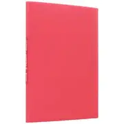 King Jim Fixed Display Book 20 Pockets Gloss Red