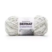 Crushed Velvet Yarn, White