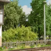Old picket fence HO/OO Gauge Busch 1011