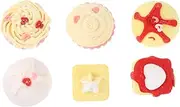 HAKIDZEL 6 Pack Bath Relaxing Balls Cake-shape Shower Bubble Balls Natural Sea Salt Bathing Balls Kit