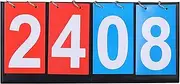 Table Top Scoreboard - Scoreboard Score Keeper - Volleyball Basketball Tennis Table Tennis Scoreboards Multi-Sports Score Flipper(4-Digital)