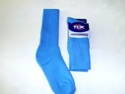 TCK Performance Athletic Crew Socks 1 PR Blue Size Medium Fit Shoe Sizes 7 - 10