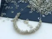 2-3mm Gray Rough Diamond Rings, Unique Bangle Cut, Loose Rough Diamond