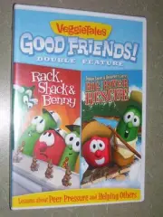 Veggie Tales Good Friends Double Feature; Rack, Shack & Benny & Big River Re...