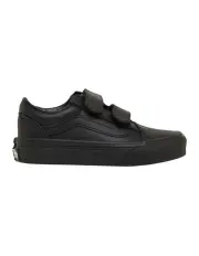 [Vans] Old Skool Leather Youth in Black