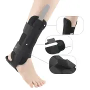 Ankle Brace Sprain Splint Black Breathable Cloth + Aluminum Alloy Foot