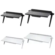 Plastic Computer Monitor Desktop Stand Adjustable TV Screen Top Storage Shelf