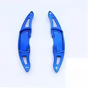Car Steering Wheel Shift Paddles for M&azda Atenza Axela 3/6/2 CX-3 CX-5 CX-9r 2014-2018 Car Steering Wheel Shift Paddle Cover Shift Extension Rod HTEOPOEKFR(Blue)