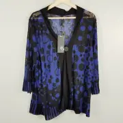 [ TS TAKING SHAPE ] Womens Montego Mesh Cardigan NEW RRP$119.95 | Size L / AU 20