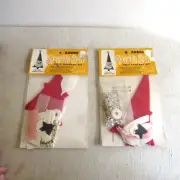 Vintage Walco SPARKLE SEW Felt fantasy Kit SANTA CLAUSE Sealed