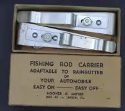 Drip Rail Car Roof Fishing Pole Holder Hoover & Mayer NOS