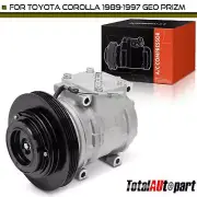 1x A/C AC Compressor for Geo Prizm 1989-1992 Toyota Corolla 1989-1997 10PA15E (for: Toyota)
