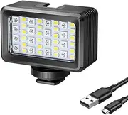 domoi 40 LED Fill Light Portable Handheld Fill Light Cell Phone Live Photo Photography Soft Light Universal Camera Handheld Pocket Light