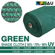 LiFEAU 50% 70% 90% GREEN UV Shade Cloth Shadecloth Sail Garden Mesh Roll Outdoor