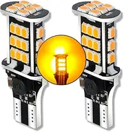 MCK Auto – T10 T15 W16W LED Canbus Bulbs Indicators Amber Orange Very Bright and Without Errors Compatible with A1 8X XE - GB6R2 – 2 Bulbs - Transform Your Ride